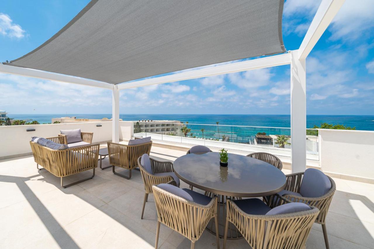 Waterside Sea View Apartments Pafos Dış mekan fotoğraf