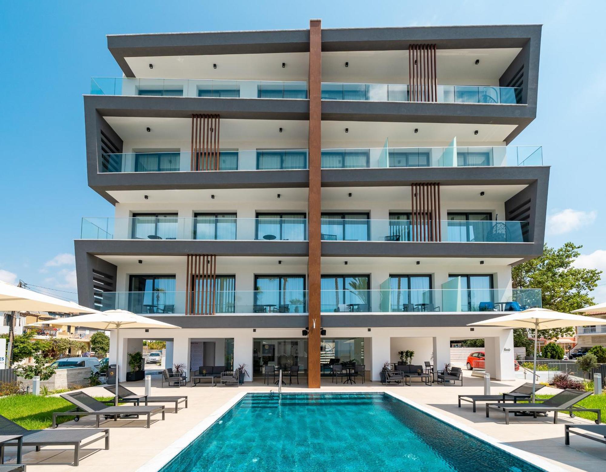 Waterside Sea View Apartments Pafos Dış mekan fotoğraf