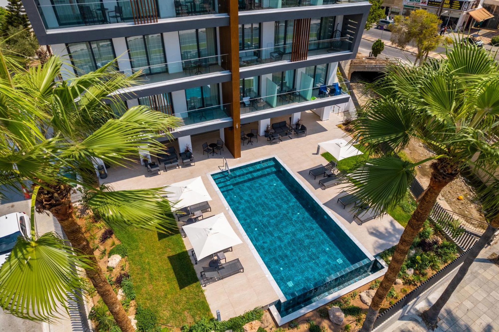Waterside Sea View Apartments Pafos Dış mekan fotoğraf