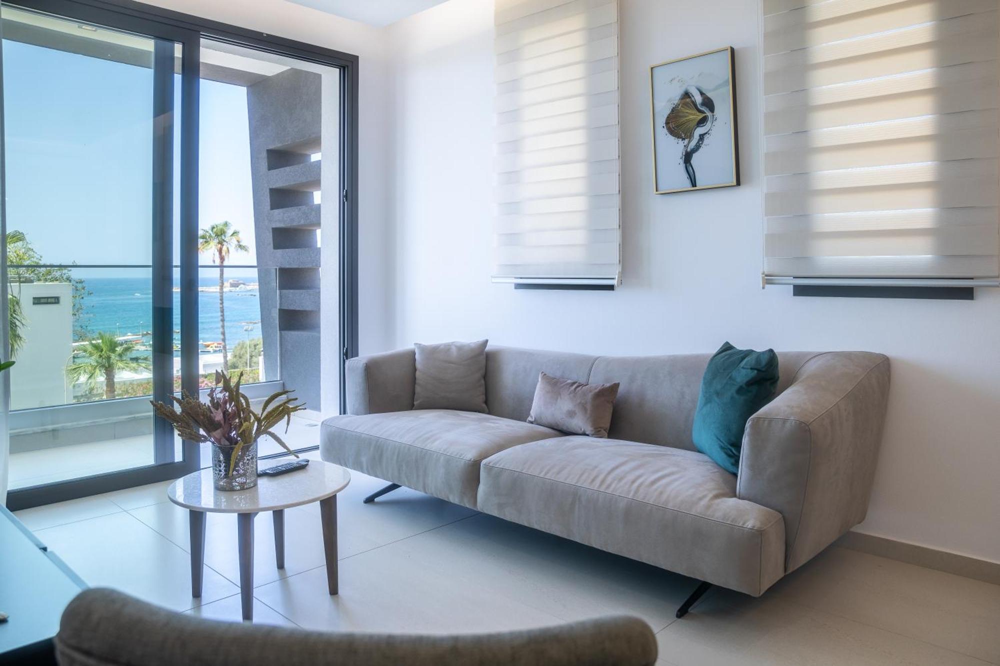 Waterside Sea View Apartments Pafos Dış mekan fotoğraf